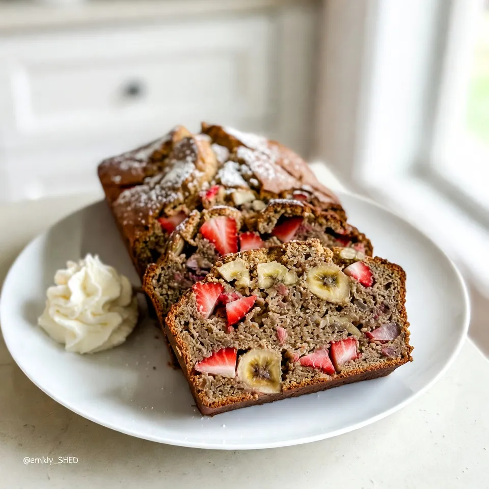 Savory Strawberry Banana Bread Easy and Tasty Recipe