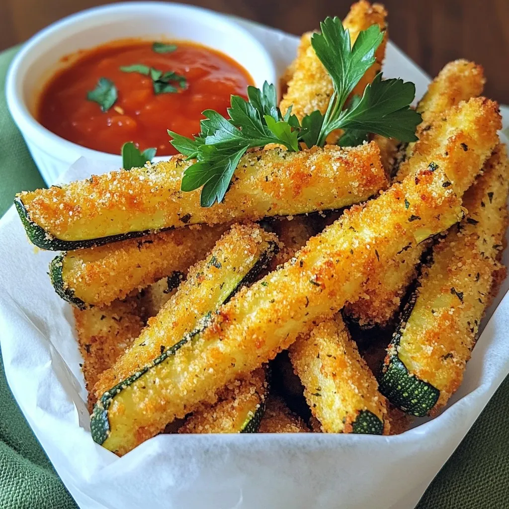 Air Fryer Zucchini Fries Crispy and Flavorful Snack