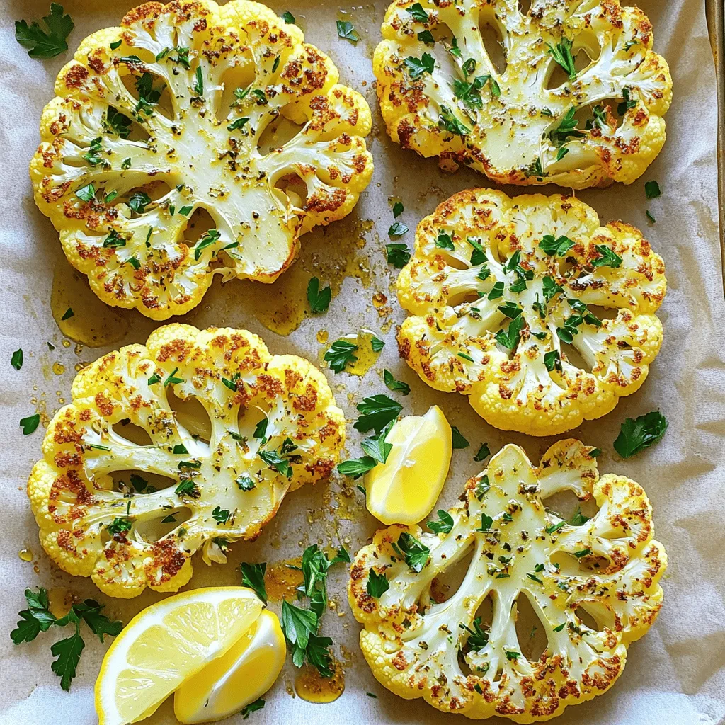 Herb Roasted Cauliflower Steaks Delightful and Easy Recipe