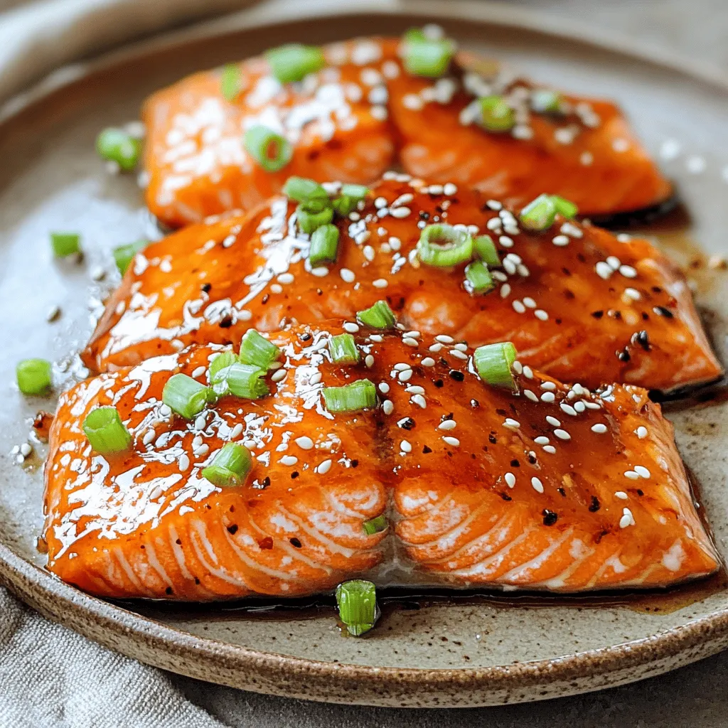 Honey Sriracha Glazed Salmon Flavorful and Easy Recipe