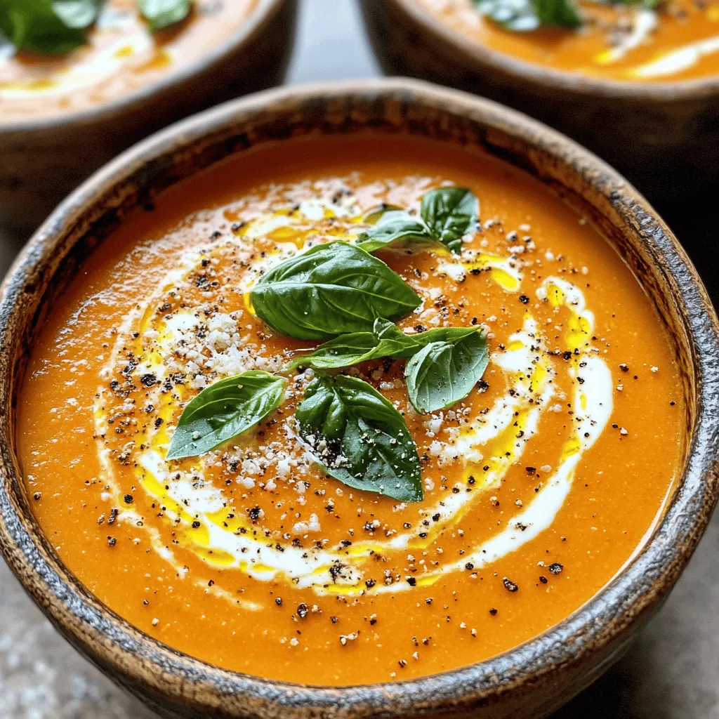 Instant Pot Creamy Tomato Basil Soup Delight