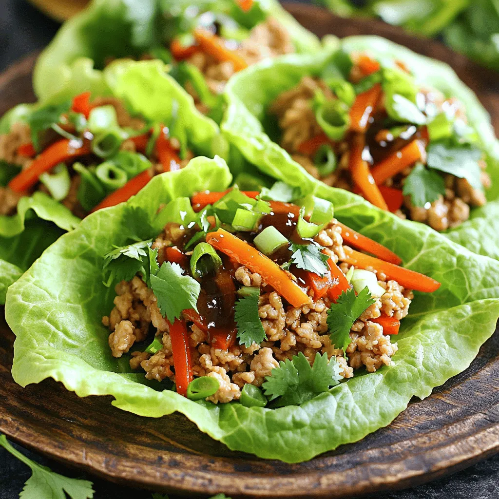 Easy Chicken Lettuce Wraps Flavorful and Quick Dish