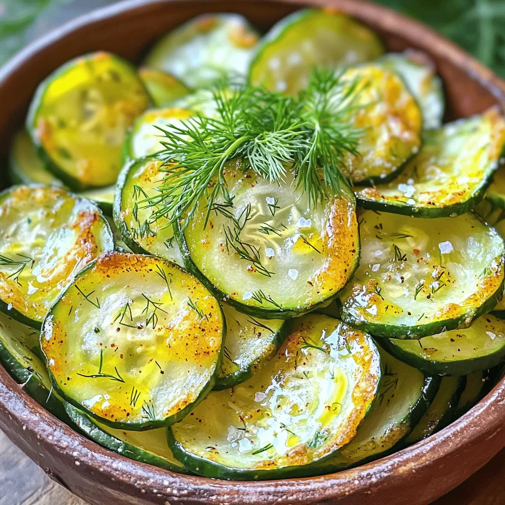Baked Cucumber Chips Crunchy and Healthy Snack Option