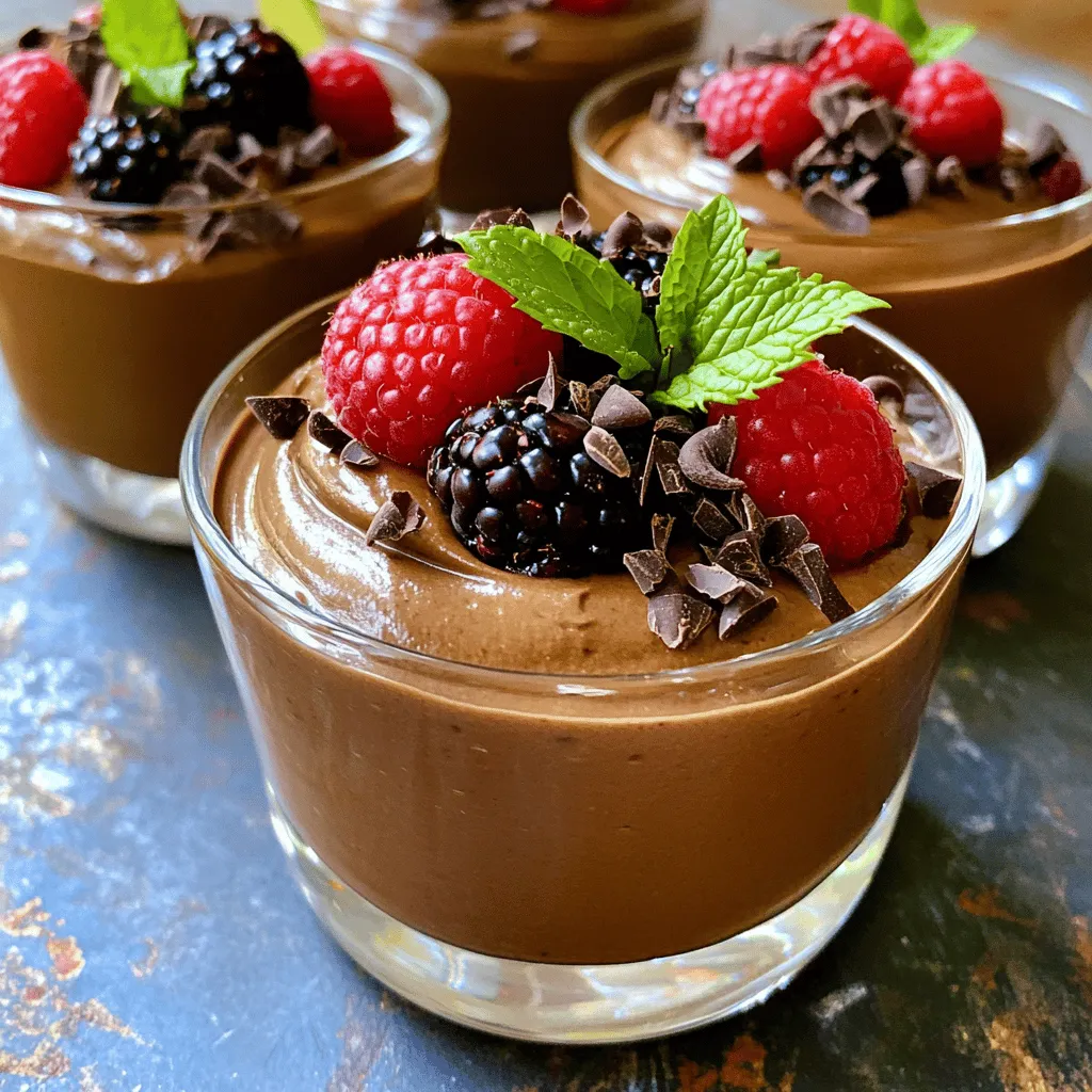 Chocolate Avocado Mousse Rich and Creamy Delight