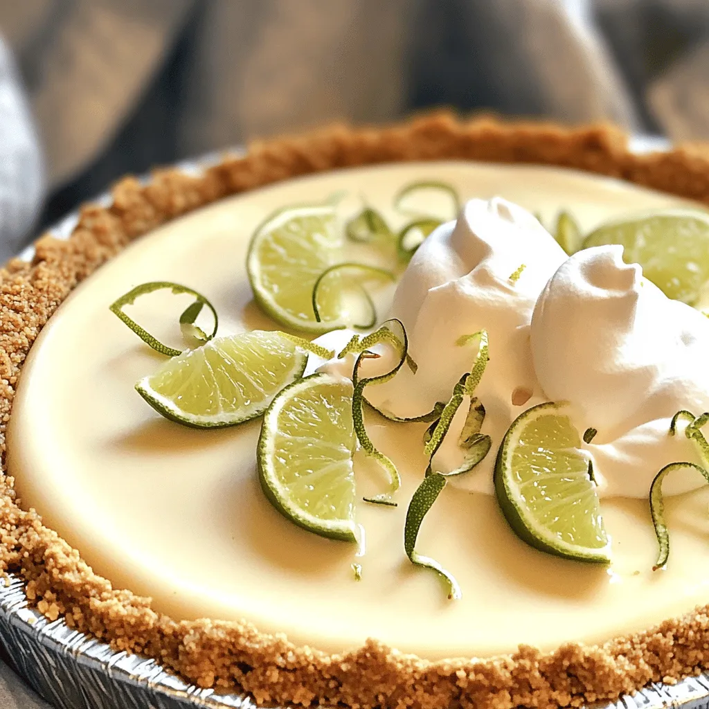 No-Bake Key Lime Pie Tangy and Refreshing Dessert