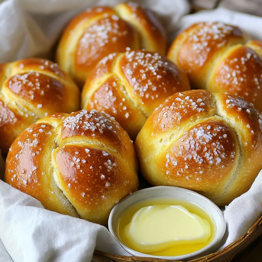 Buttery Soft Pretzel Rolls Irresistible Homemade Delight