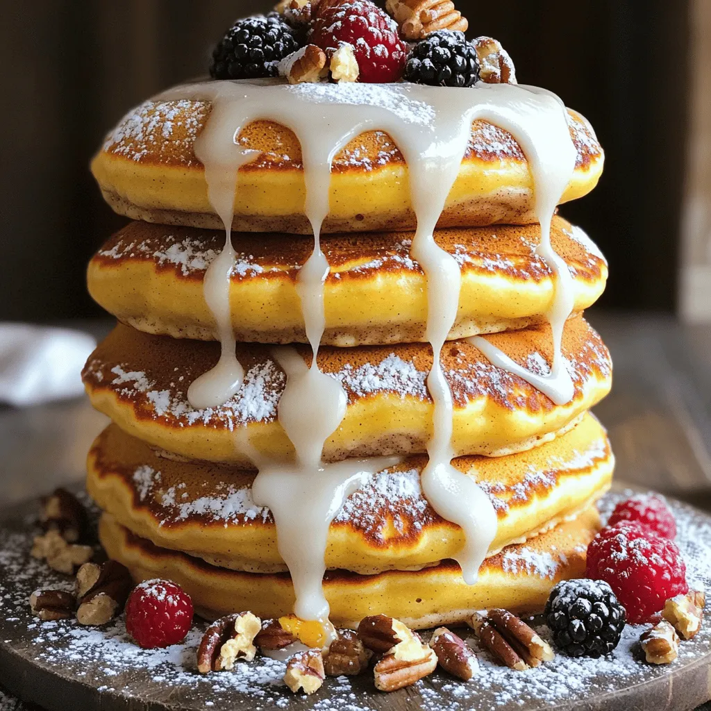 Cinnamon Roll Pancakes Scrumptious Breakfast Delight