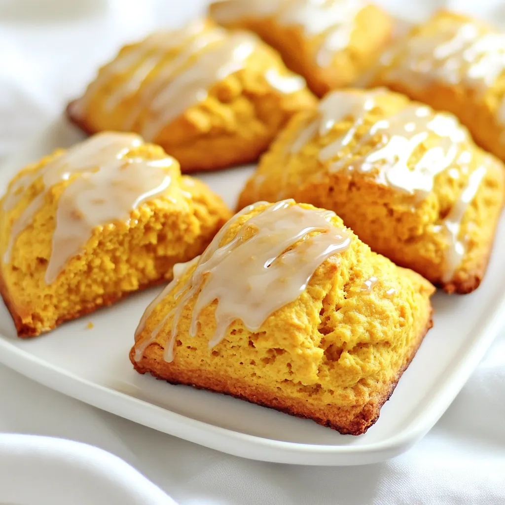 Maple Glazed Pumpkin Scones Delightful and Easy Recipe