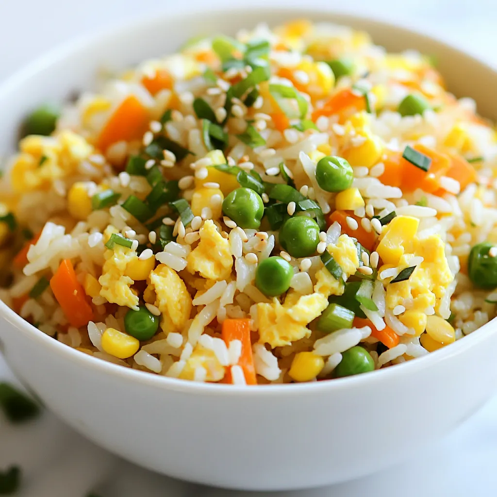 Ten Minute Egg Fried Rice Quick and Easy Recipe