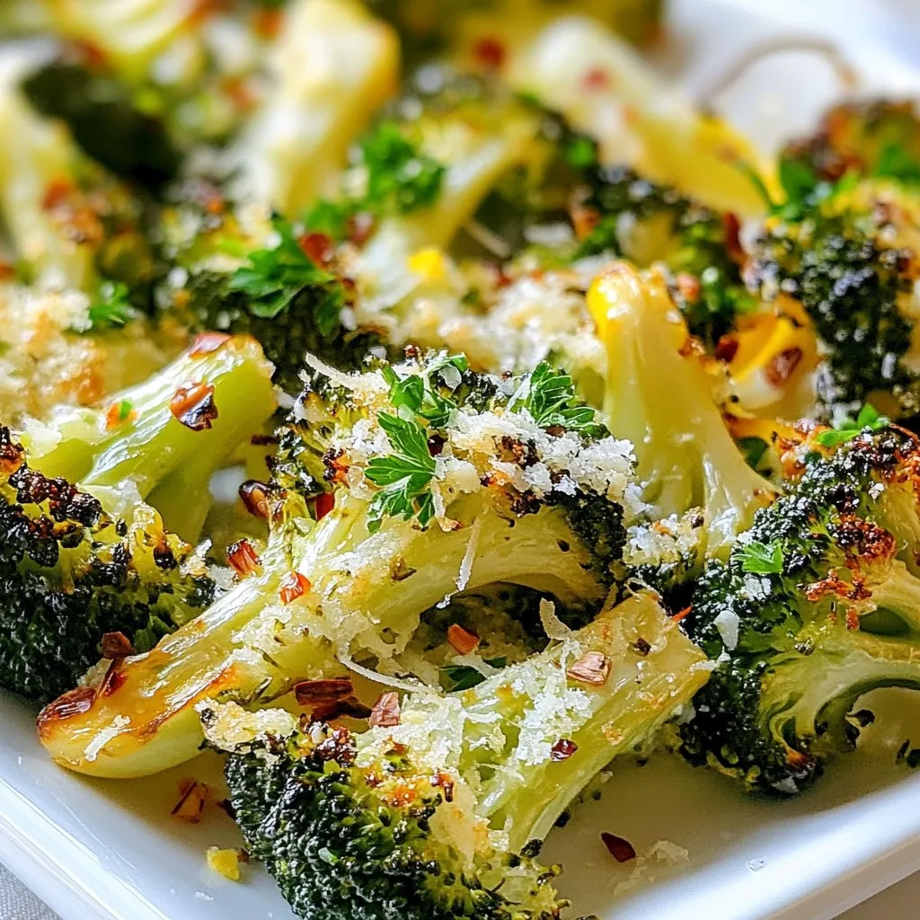 Roasted Garlic Parmesan Broccoli Simple and Tasty Dish
