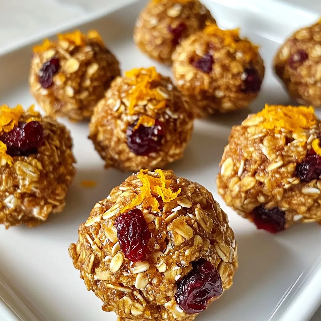 Cranberry Orange Energy Bites Easy and Healthy Snack