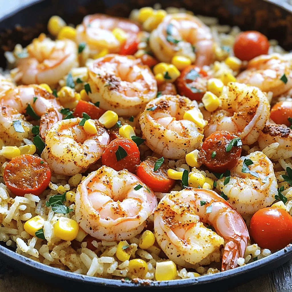 Cajun Shrimp Rice Skillet Quick and Tasty Dinner