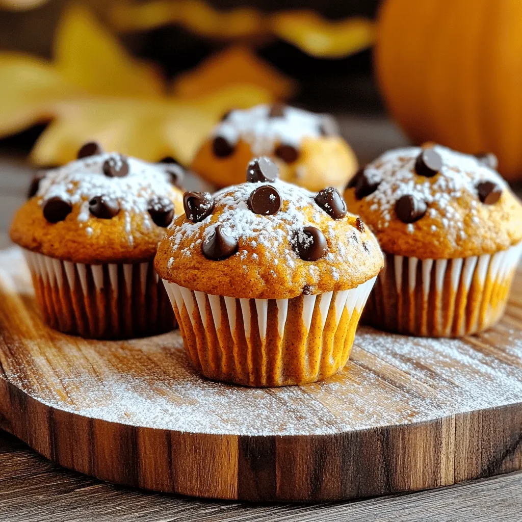 Pumpkin Chocolate Chip Muffins Cozy and Tasty Treat
