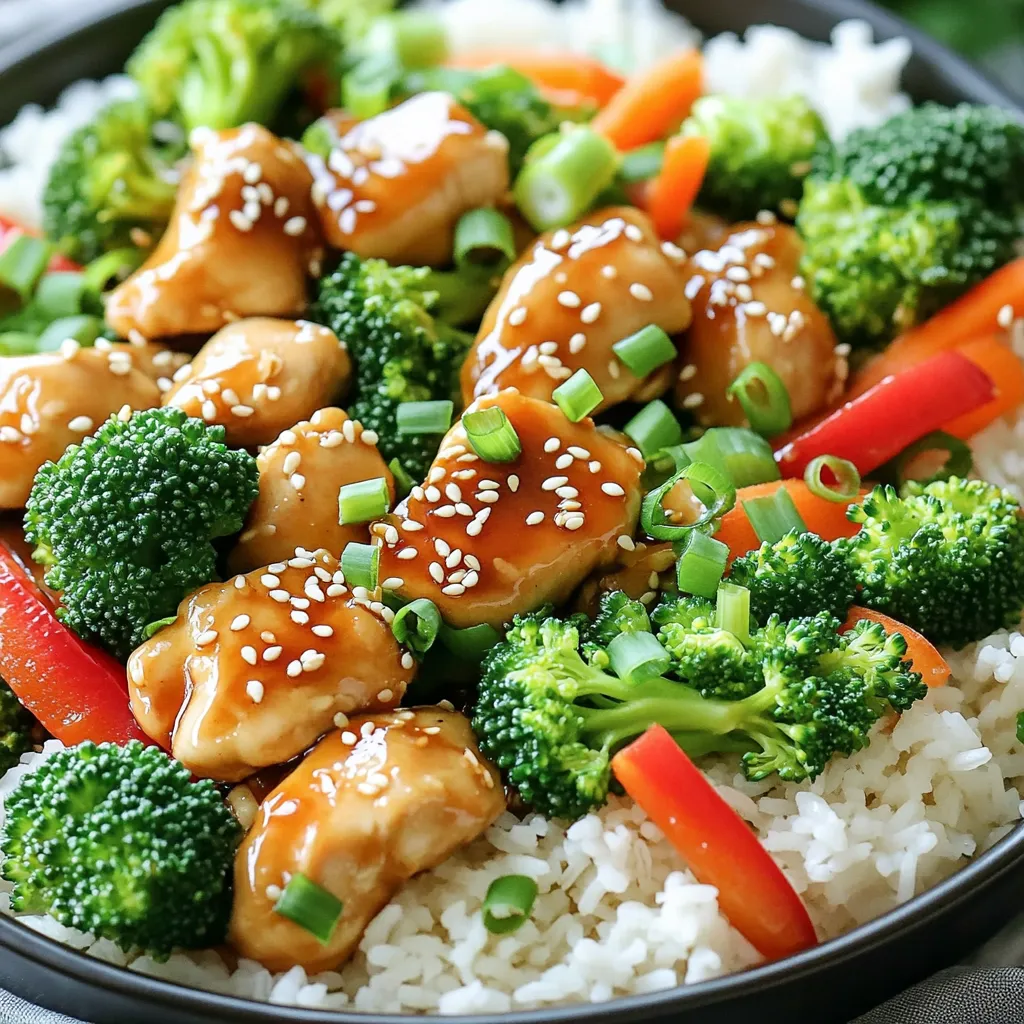 Sheet-Pan Teriyaki Chicken and Rice Bowls Delight