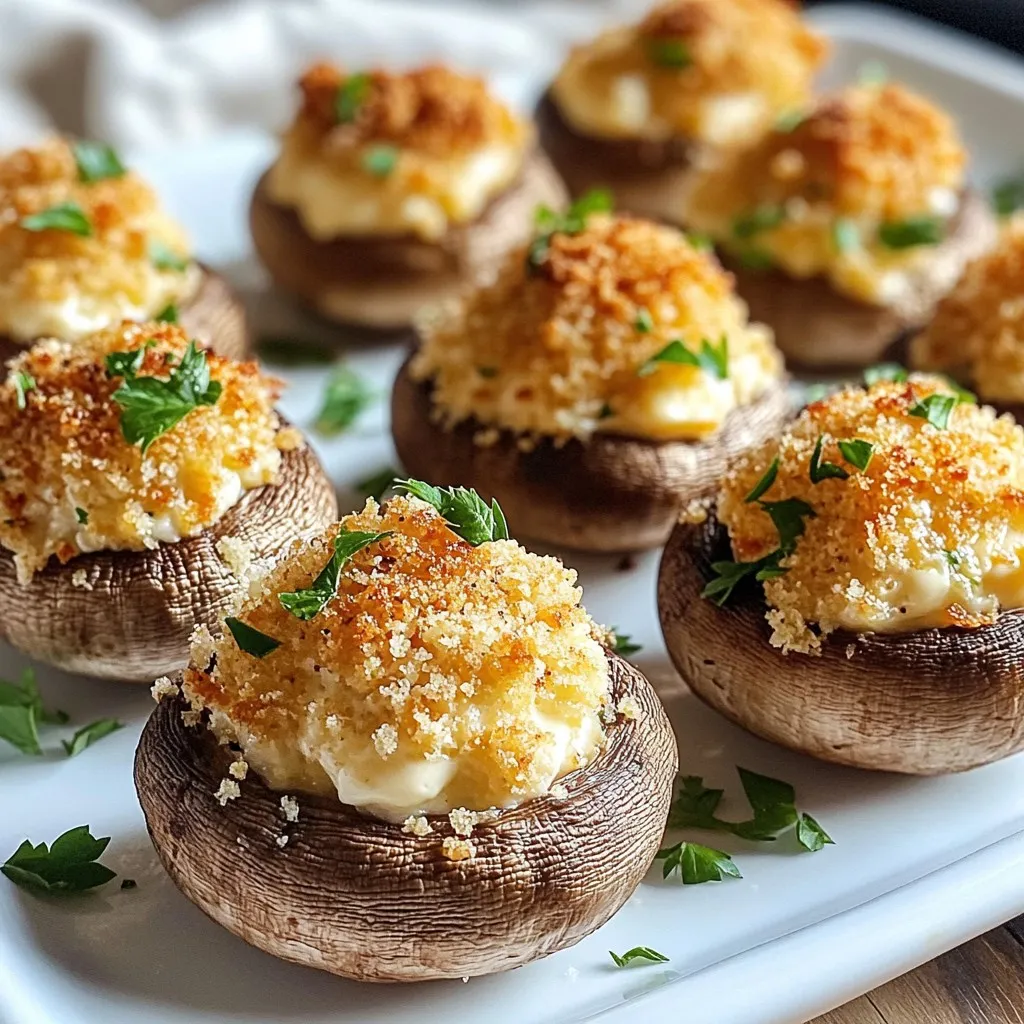 Air Fryer Stuffed Mushrooms Savory and Simple Bite