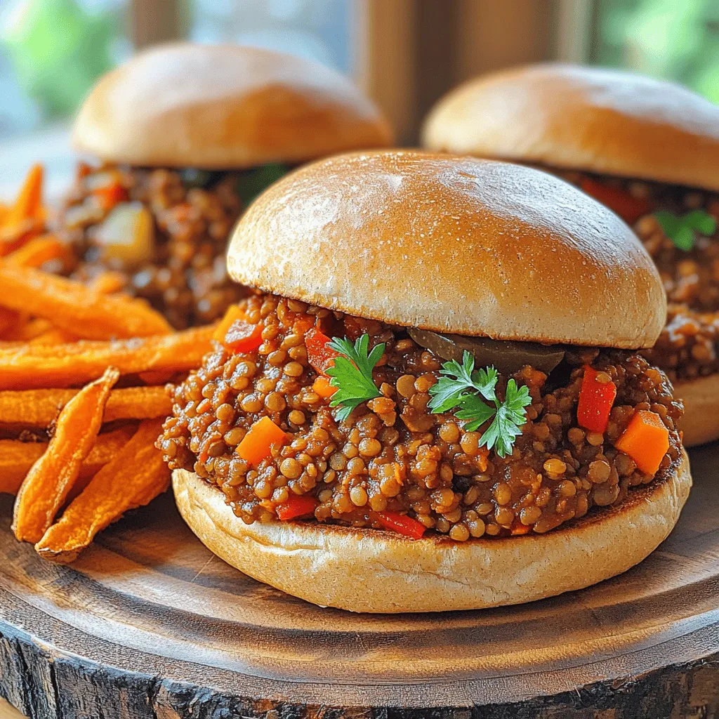 Easy Vegan Lentil Sloppy Joes Flavorful and Quick Meal