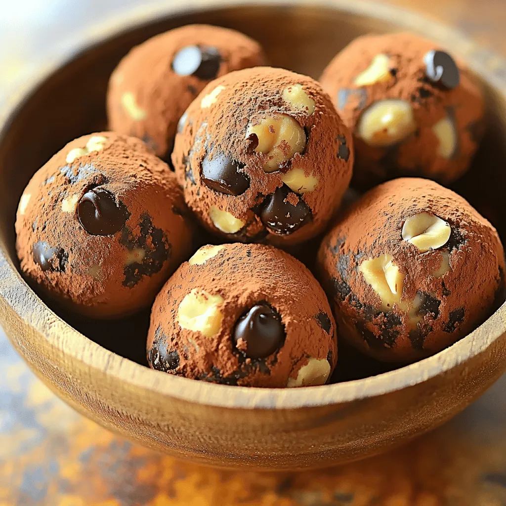 Chocolate Hazelnut Energy Balls Simple and Tasty Recipe