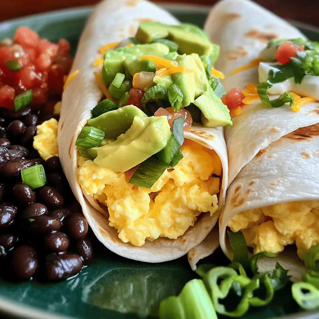 Savory Breakfast Burritos Easy and Delicious Recipe