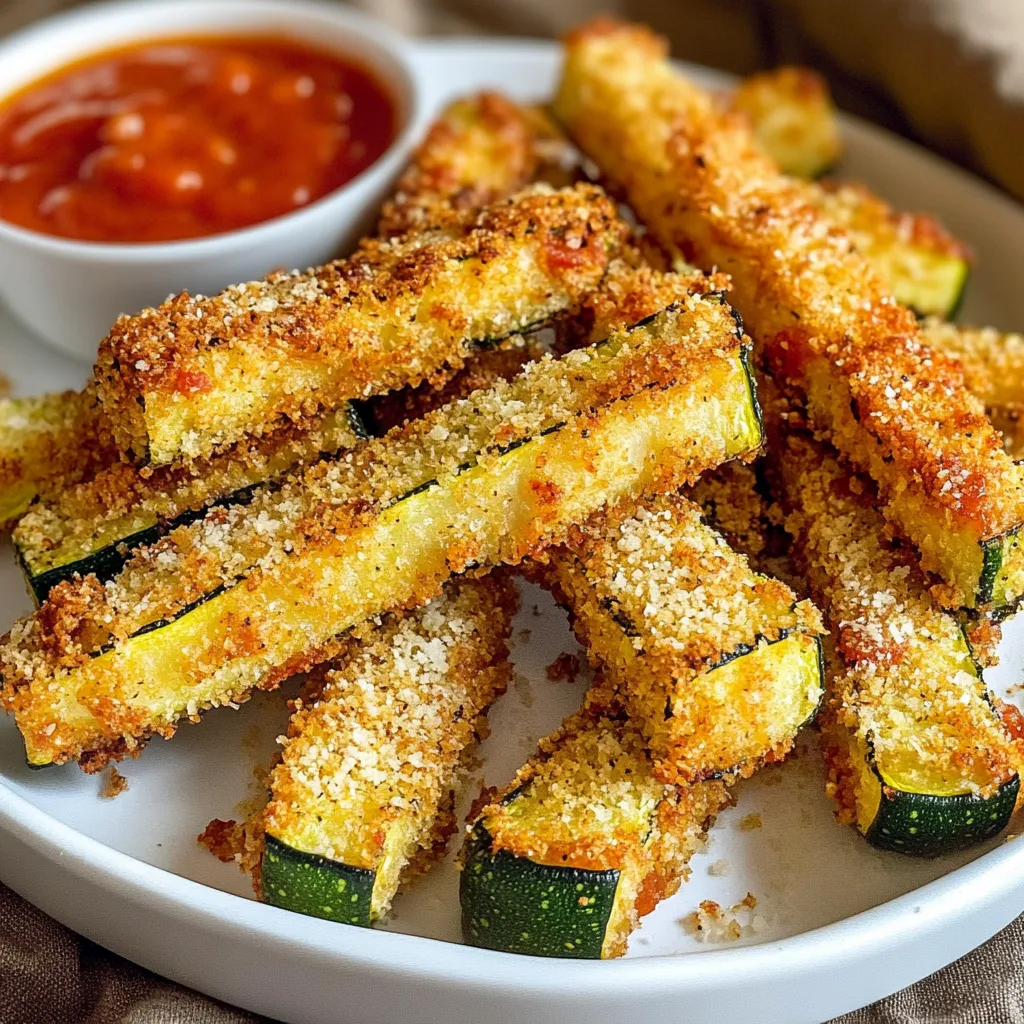 Crispy Air Fryer Zucchini Fries Simple and Delicious Treat