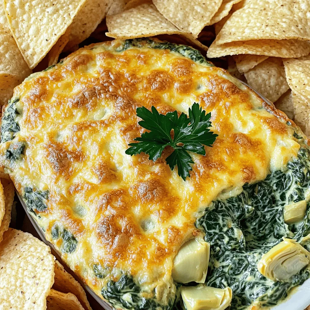 Creamy Spinach and Artichoke Dip Flavorful Party Snack