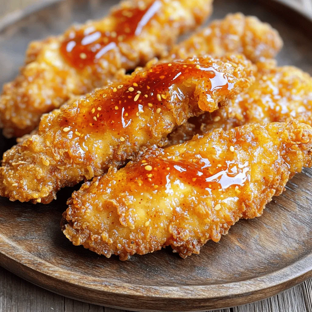 Honey Sriracha Chicken Tenders Crispy Flavor Blast