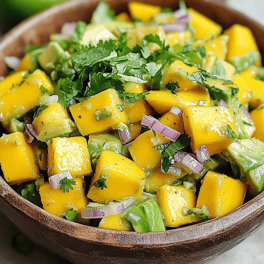 Mango Avocado Salsa Flavorful Freshness in Every Bite