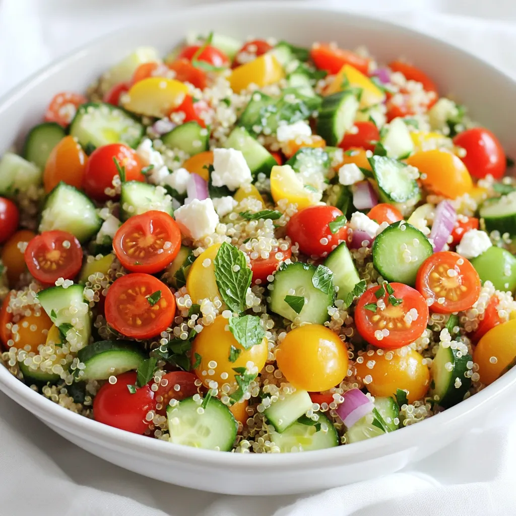 Lemon Herb Quinoa Salad Fresh and Flavorful Dish