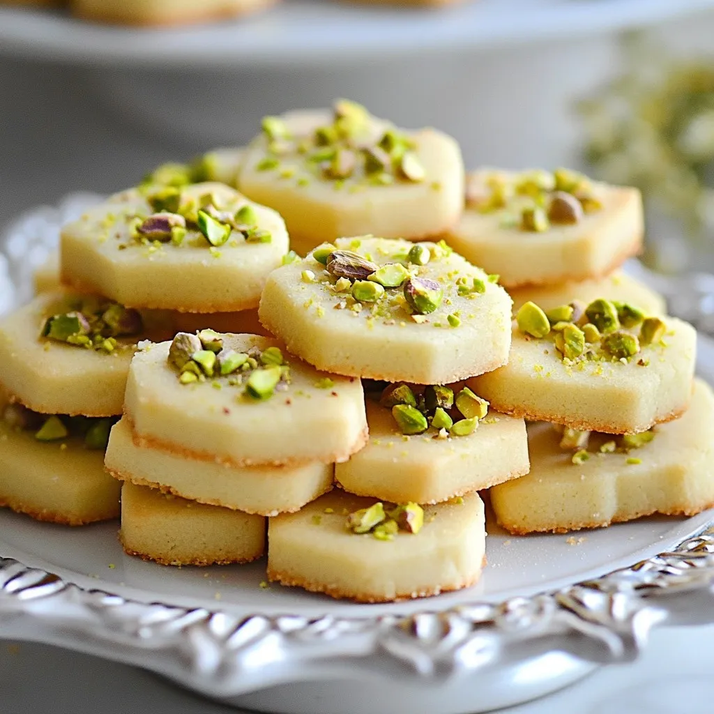 Pistachio Cardamom Shortbread Irresistible and Simple
