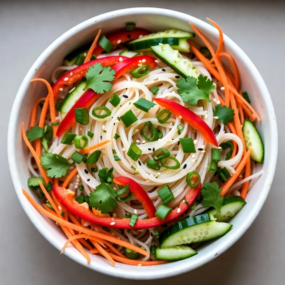 Sesame Ginger Noodle Salad Fresh and Flavorful Dish