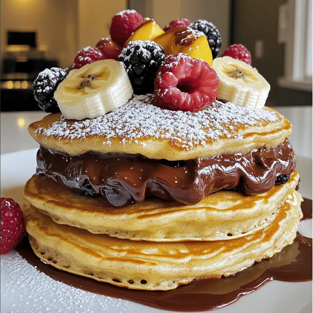 Nutella Stuffed Pancakes Irresistible Comfort Food