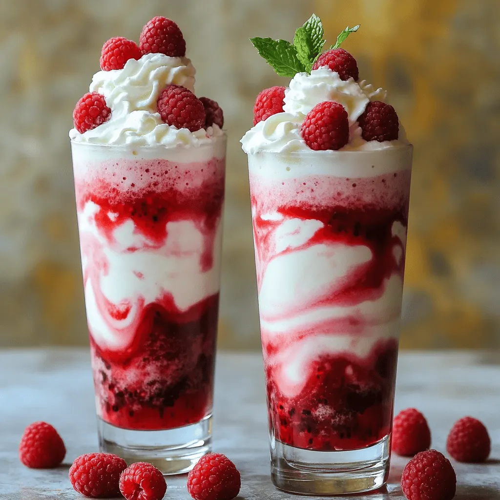 White Chocolate Raspberry Frappe Deliciously Chilly Treat