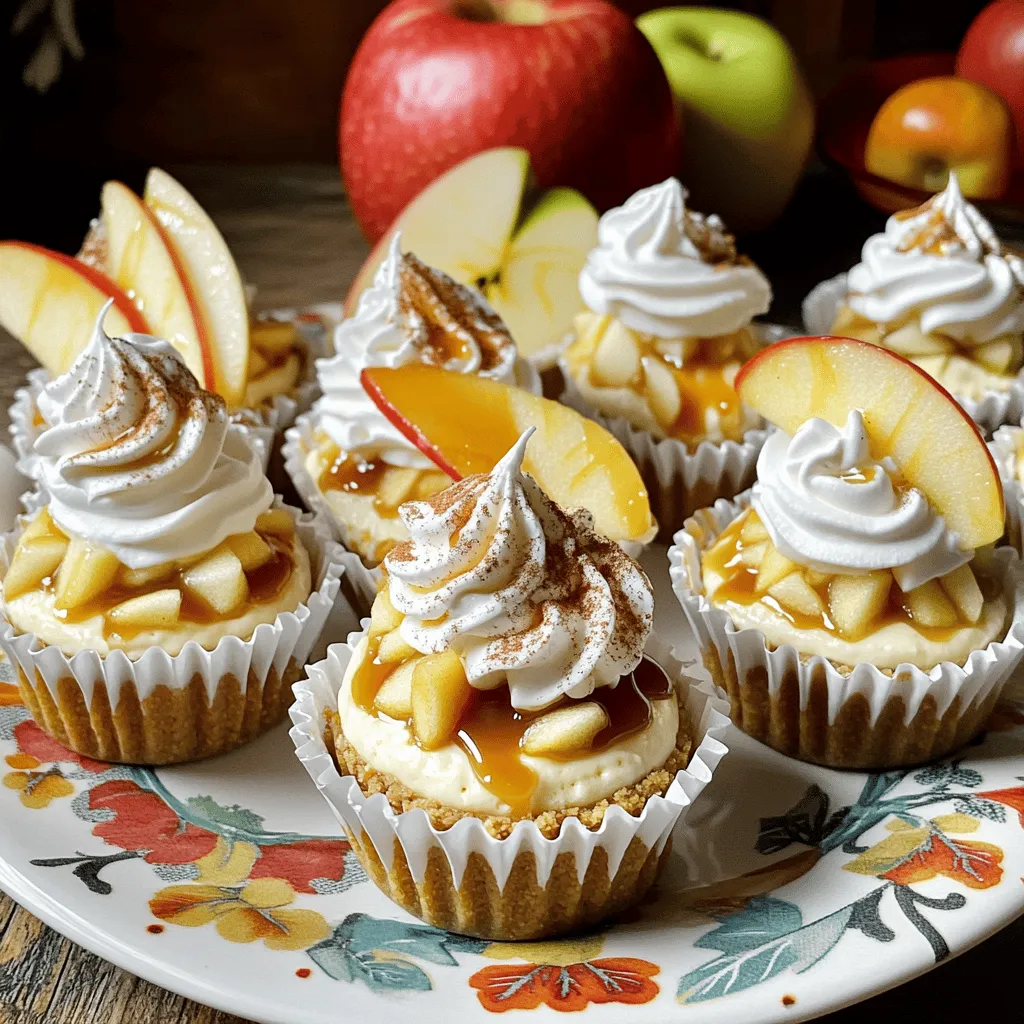 Caramel Apple Mini Cheesecakes Easy Festive Delight