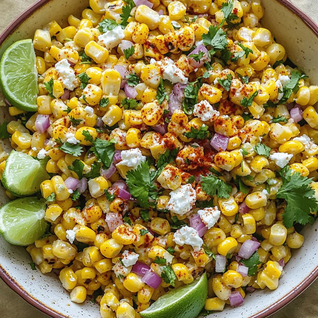 Mexican Street Corn Salad Fresh and Flavorful Dish