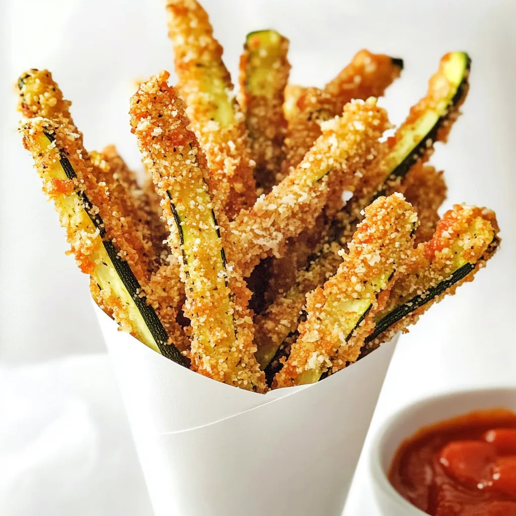Crispy Parmesan Zucchini Fries Easy and Flavorful Snack