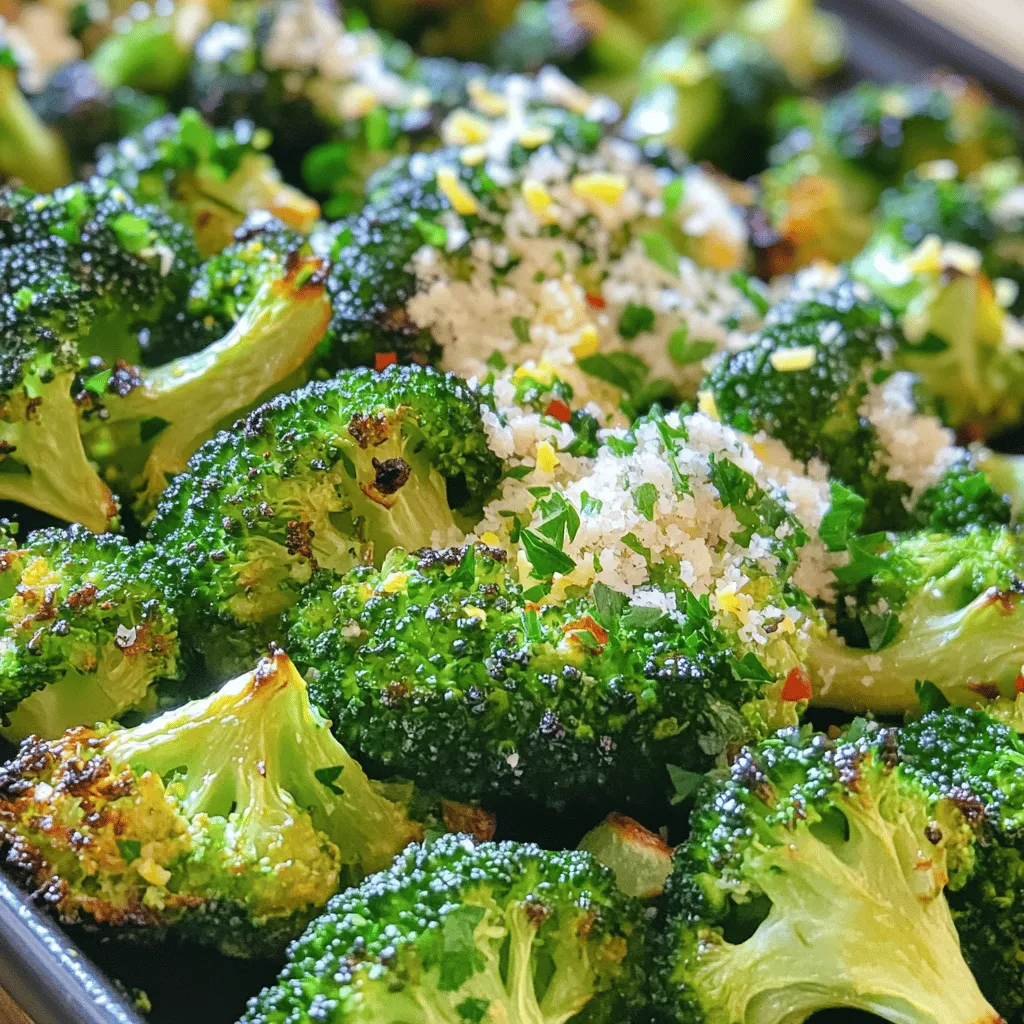 Lemon Garlic Roasted Broccoli Fresh and Flavorful Side