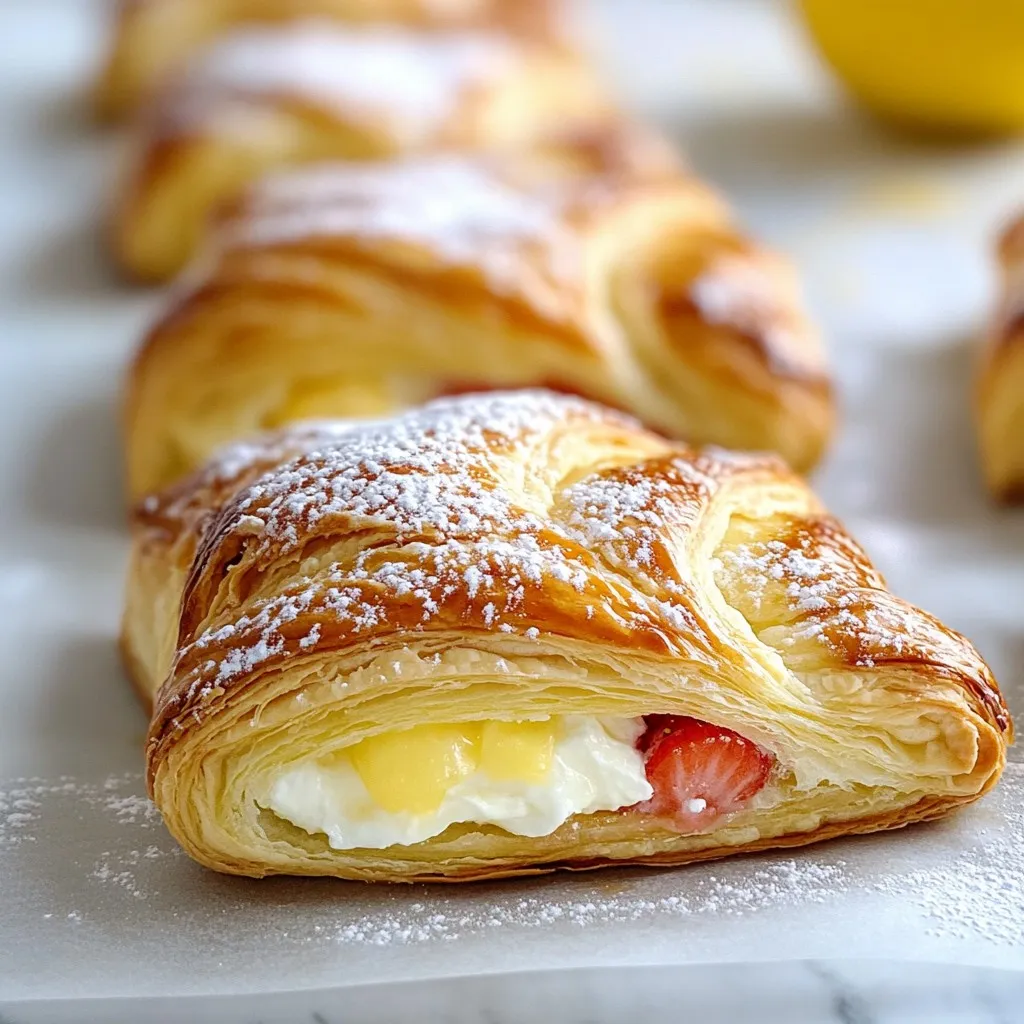 Strawberry Cream Cheese Danishes Easy and Tasty Treat