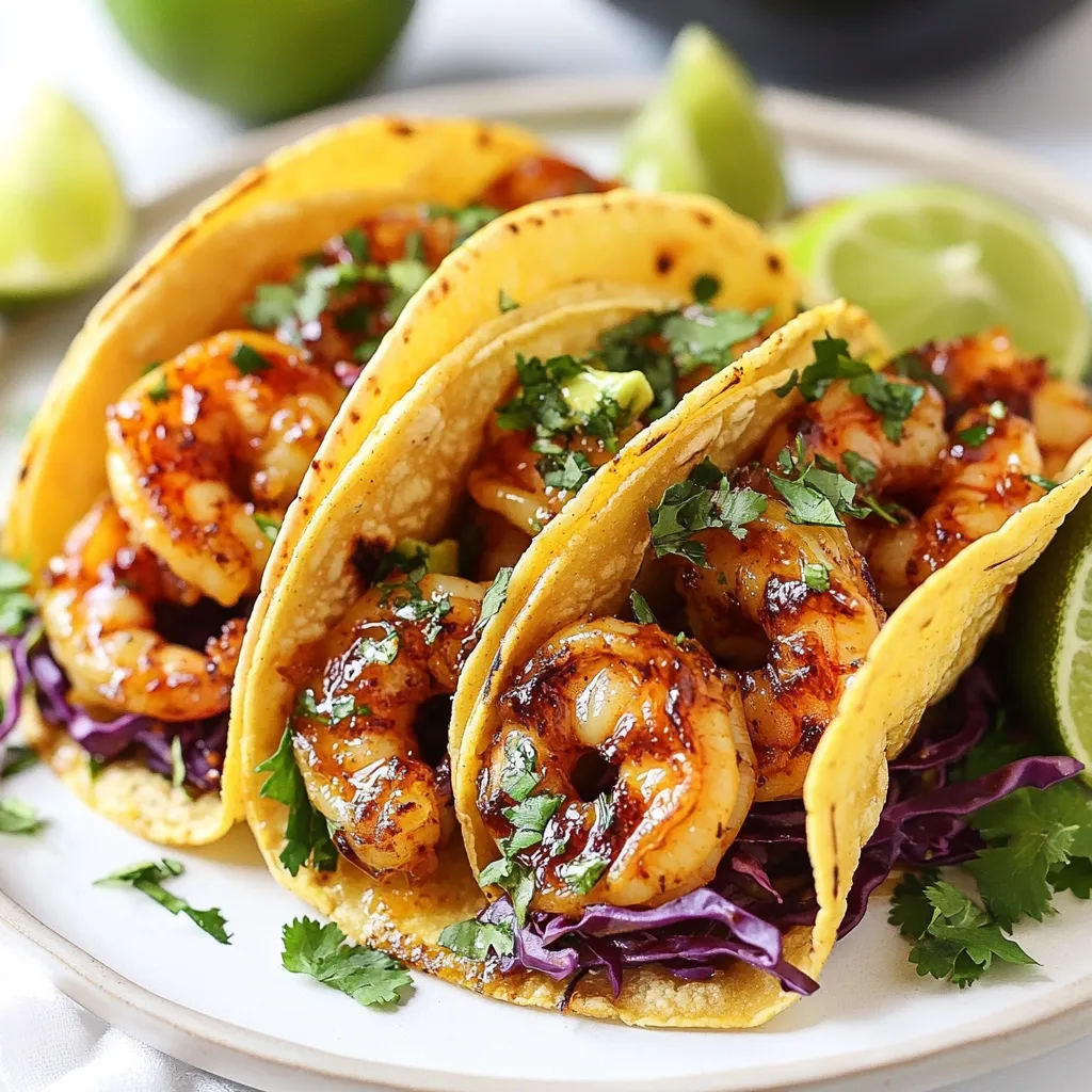Honey Sriracha Shrimp Tacos Flavorful and Easy Dish