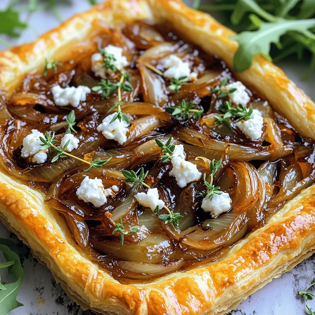 Caramelized Onion and Goat Cheese Tart Delight