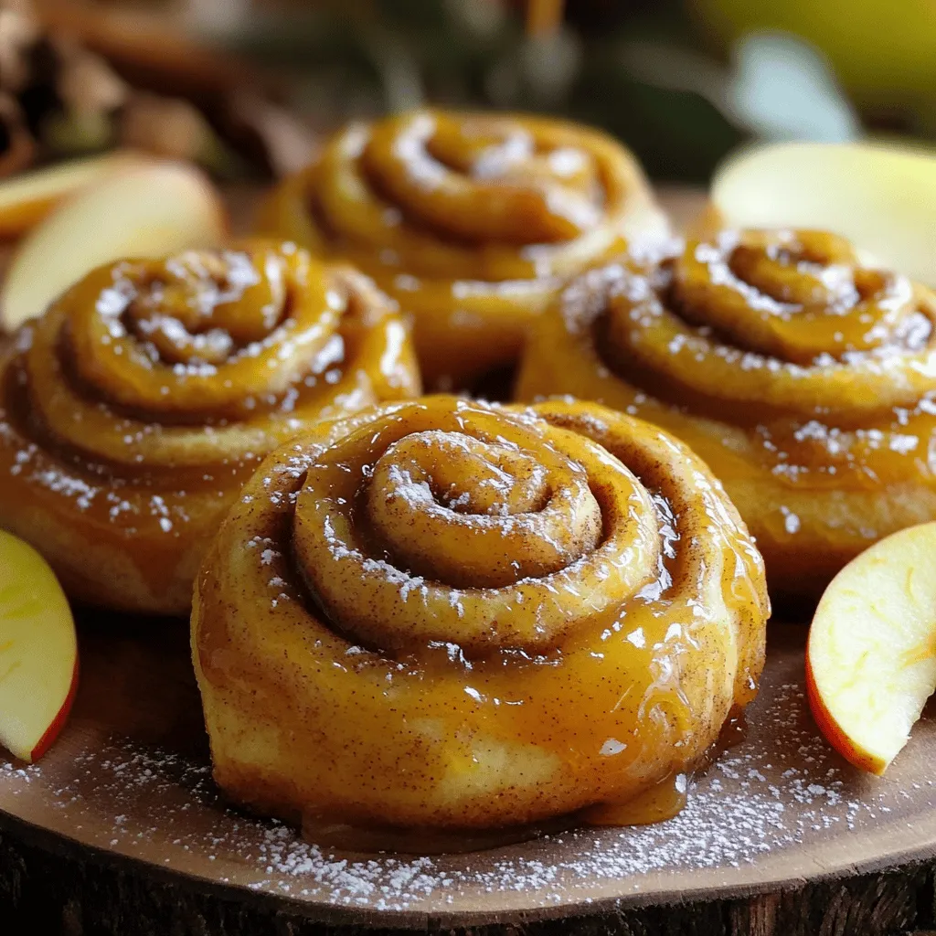 Apple Butter Cinnamon Rolls Soft and Fluffy Treat