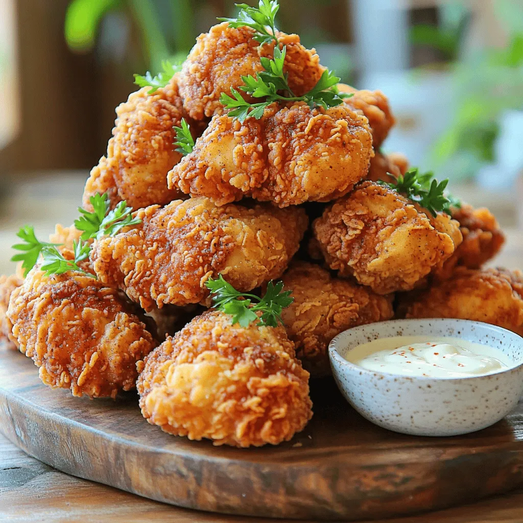 Crispy Fried Chicken Decadent and Flavorful Dish
