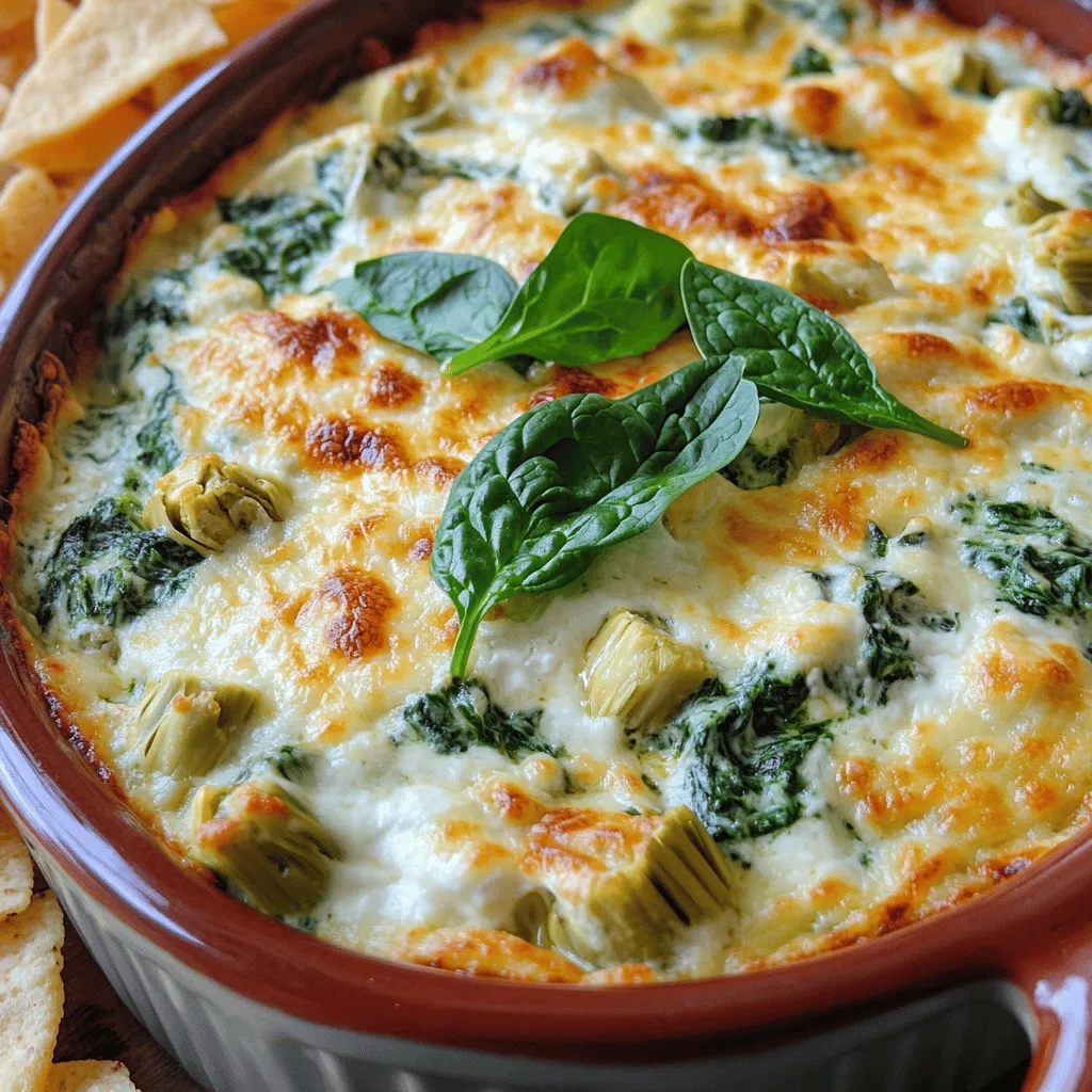Savory Spinach Artichoke Dip Easy and Delicious Recipe