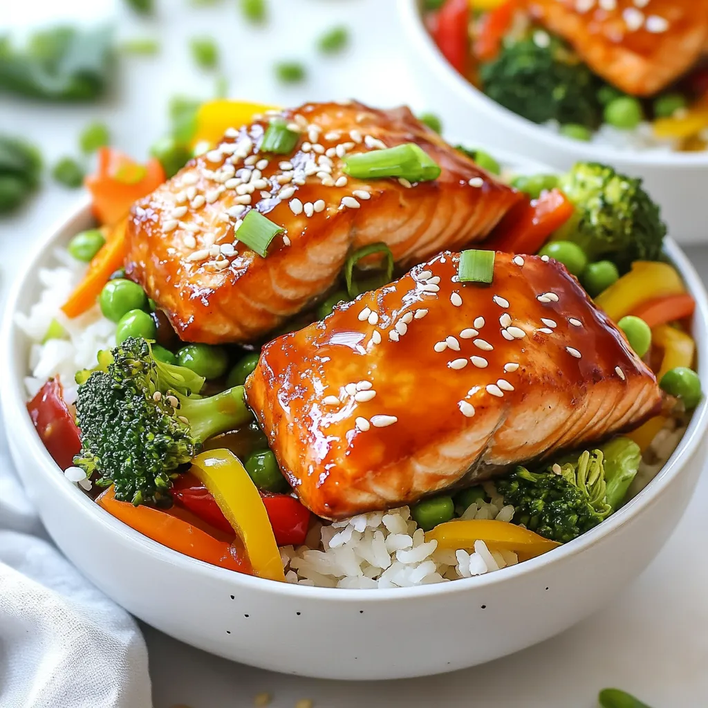 Teriyaki Salmon Rice Bowl Quick and Tasty Recipe