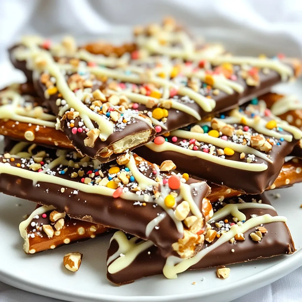 Chocolate Covered Pretzel Bark Indulgent and Easy Recipe