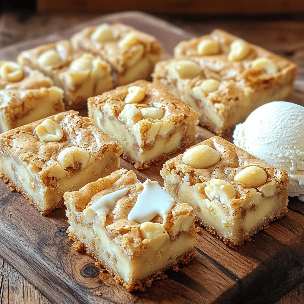 White Chocolate Macadamia Blondies Decadent Treat Recipe