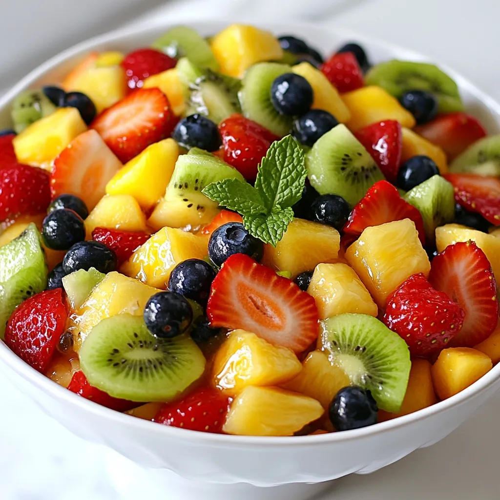 Honey Lime Fruit Salad Flavorful and Refreshing Dish