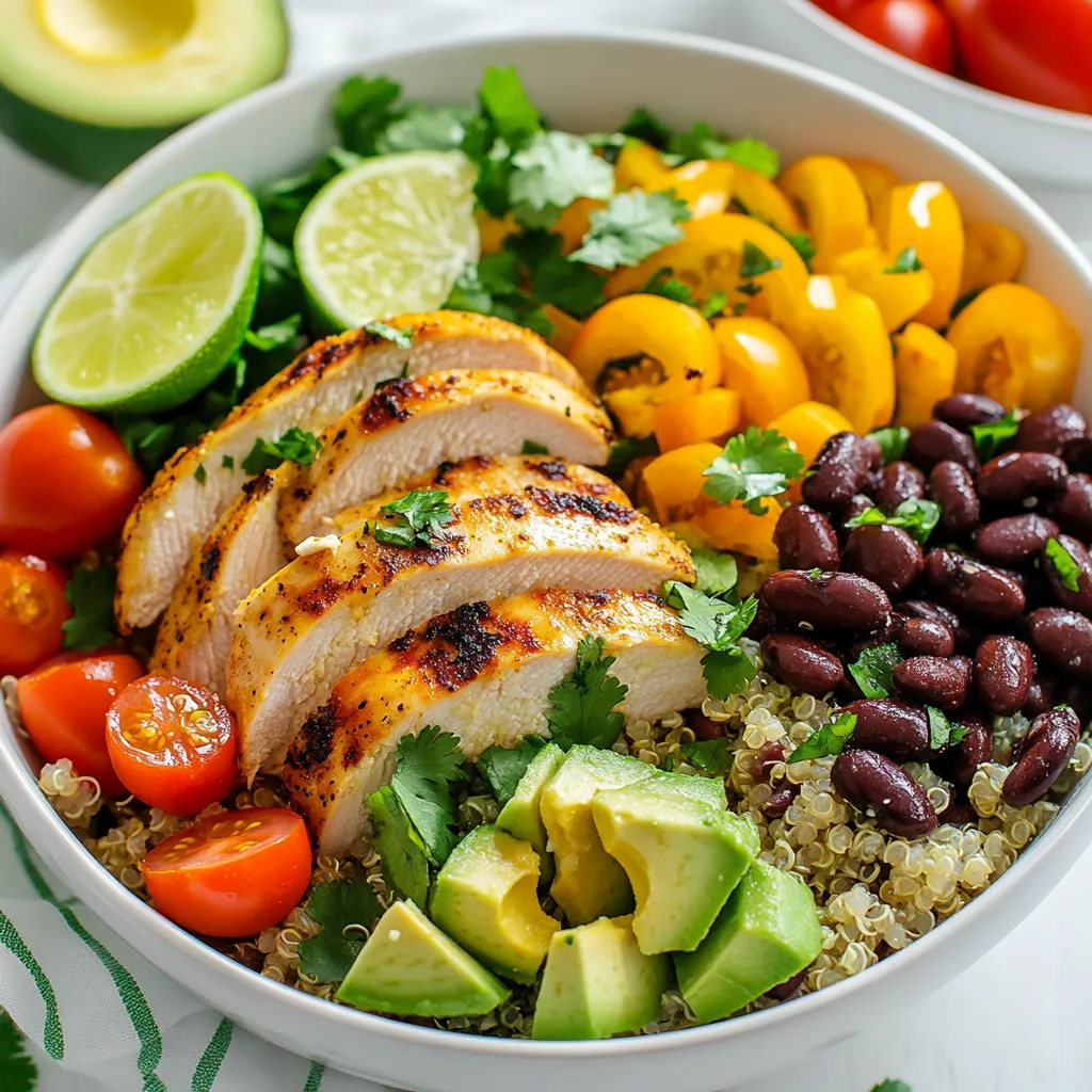 Cilantro Lime Quinoa Chicken Salad Fresh Delight