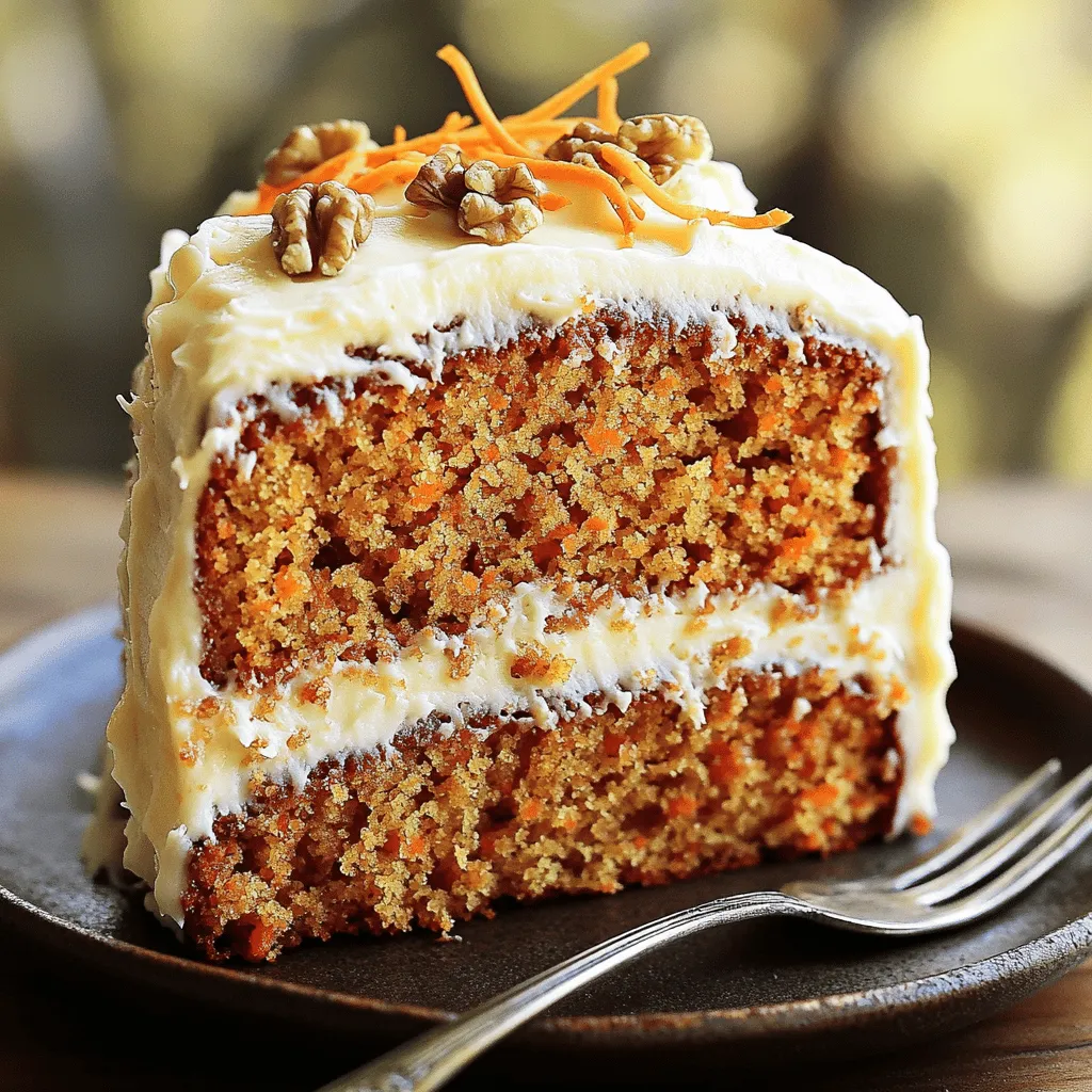 Classic Cream Cheese Frosted Carrot Cake Delight