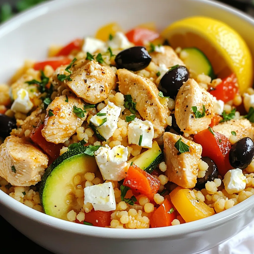 Mediterranean Chicken Couscous Flavorful Dinner Option