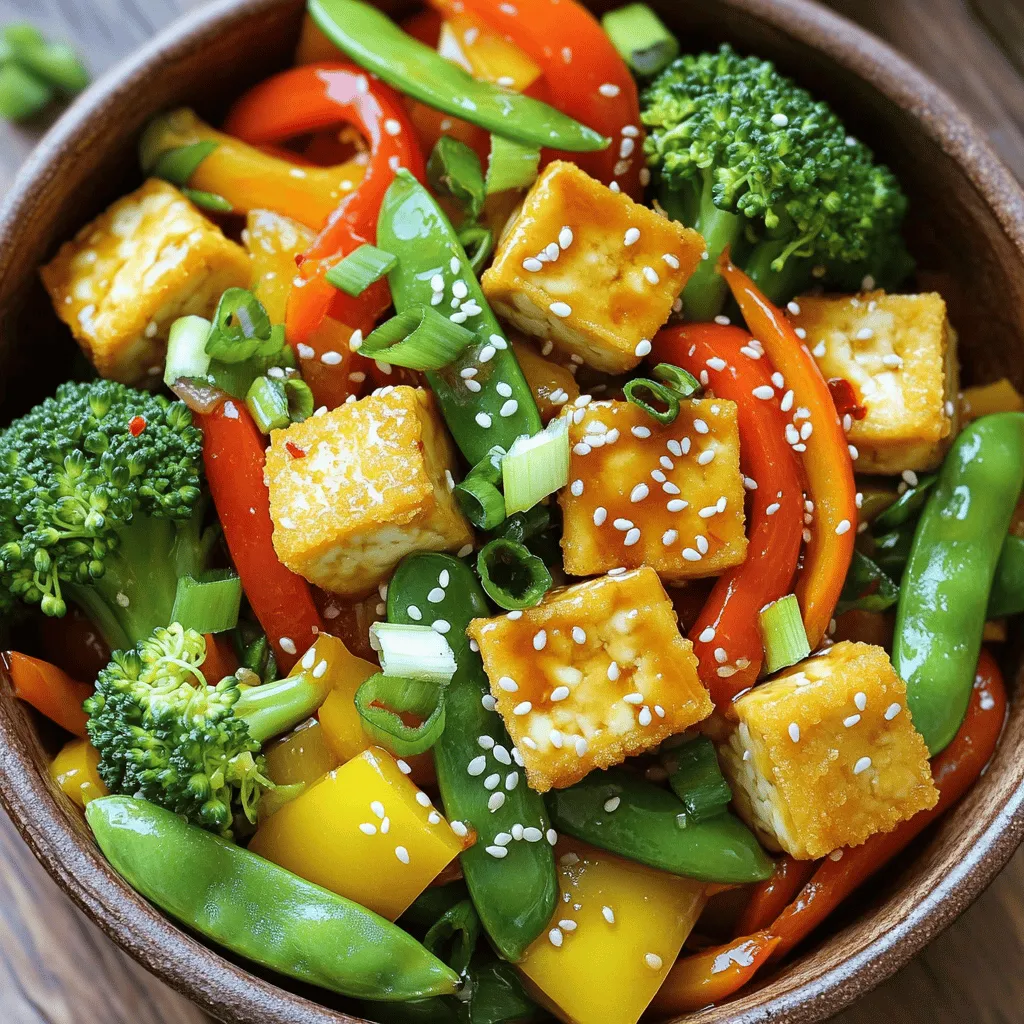 Vegetable Stir-Fry with Tofu Fresh and Flavorful Dish