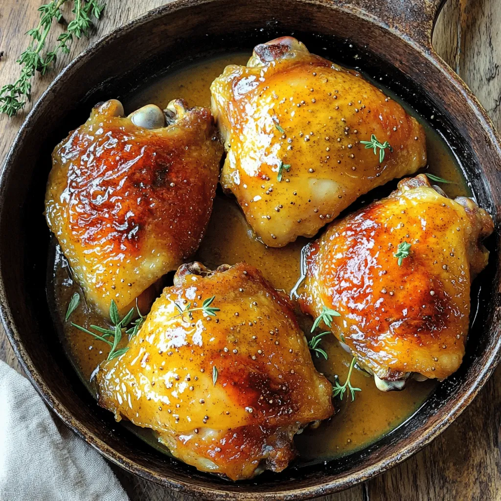 Honey Mustard Chicken Thighs Flavorful and Easy Recipe